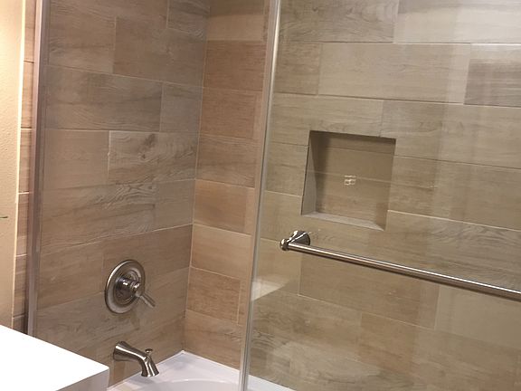 Newly remodeled master bathroom