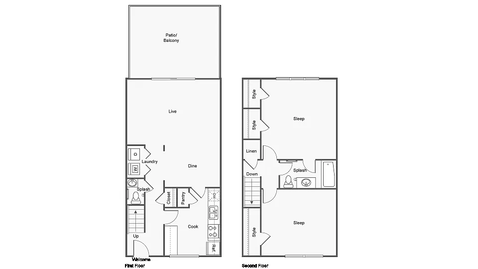 Floor plan Beverly