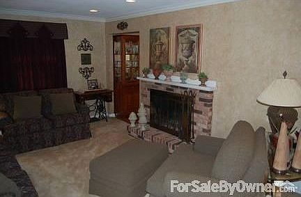 Front room - fireplace
