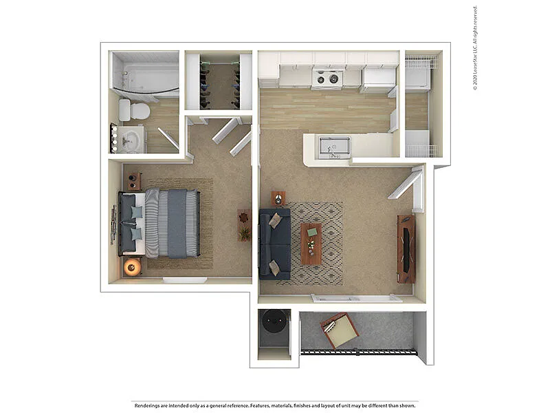 Floor plan 1X1