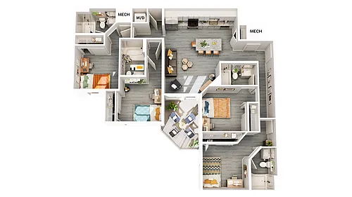 Floor plan 4x4D2