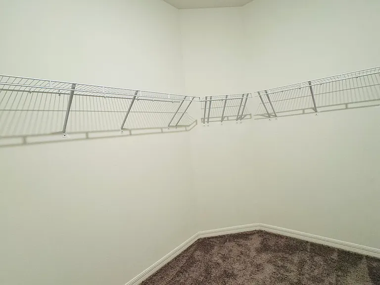 Master bedroom's closet