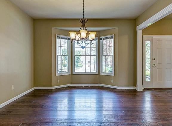 Formal Dining Room with Bay window.