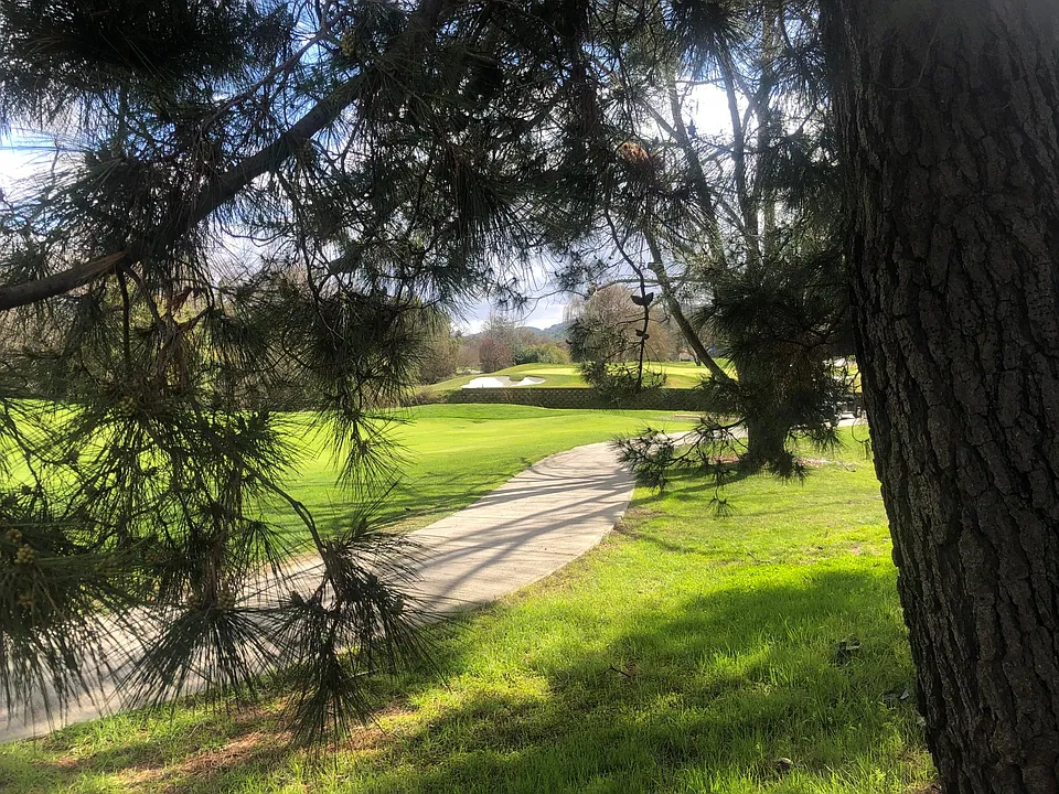 View of golf course which borders property.