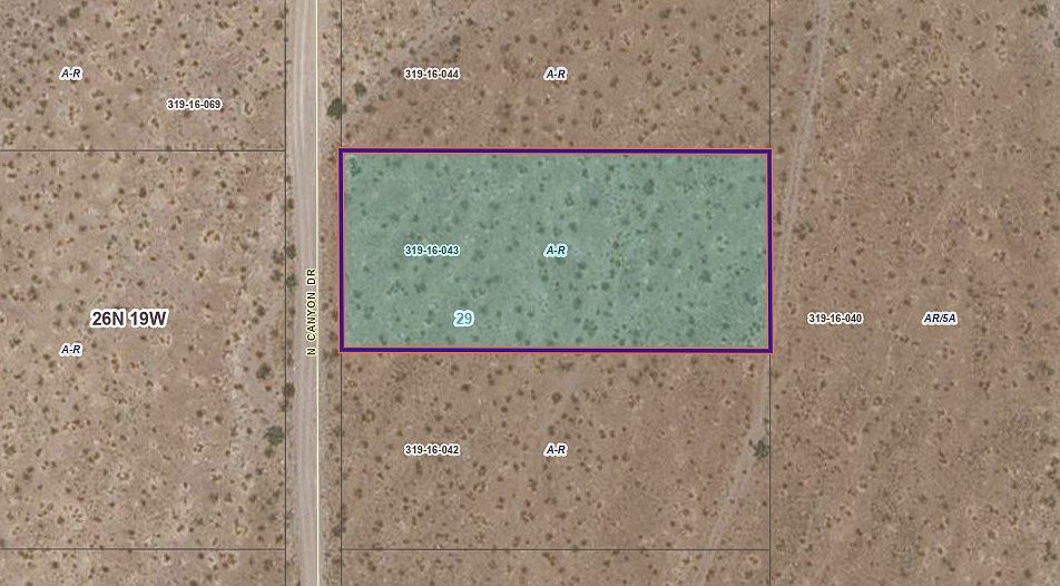 1st image of 319-16-043 N CANYON Drive