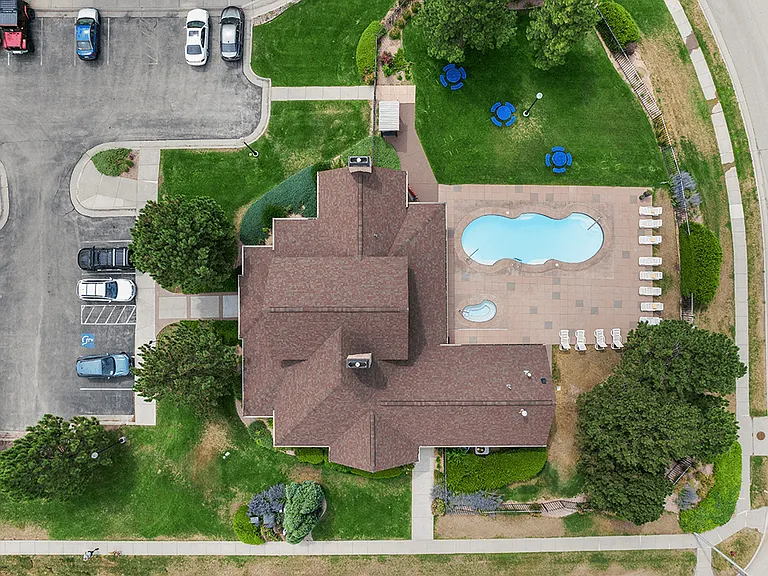 Bird's Eye View of Homestead Garden