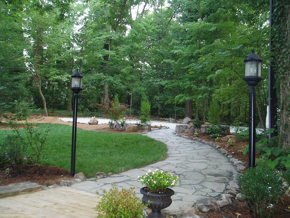 Large back yard