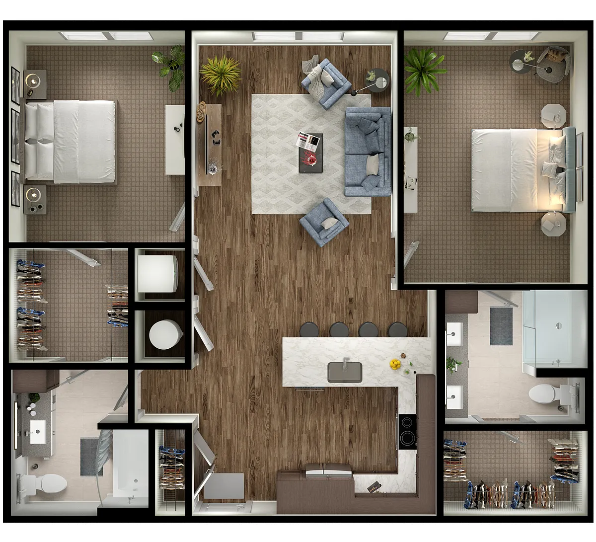 Floor plan B3