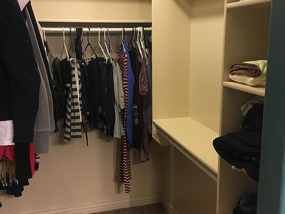 Master bedroom closet
