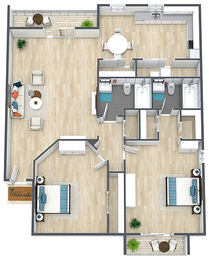 Floor plan Crossing