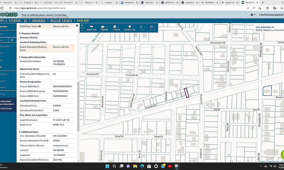 I have property in arkansas