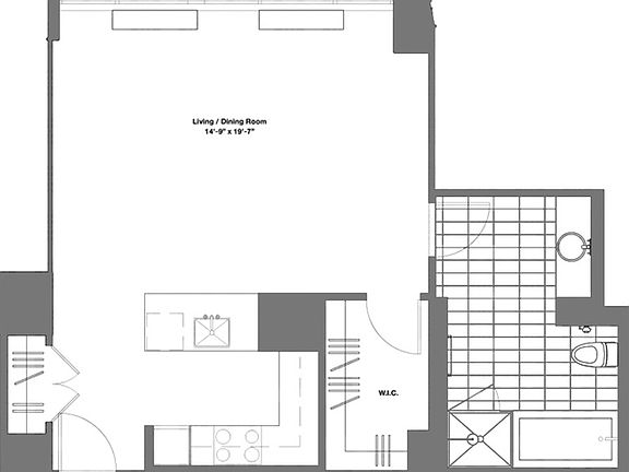 2nd image of 322 W 57th St APT 49D