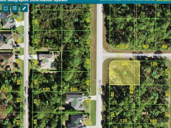 1254 JACOBS STREET LOT 20, PORT CHARLOTTE, FL 33953