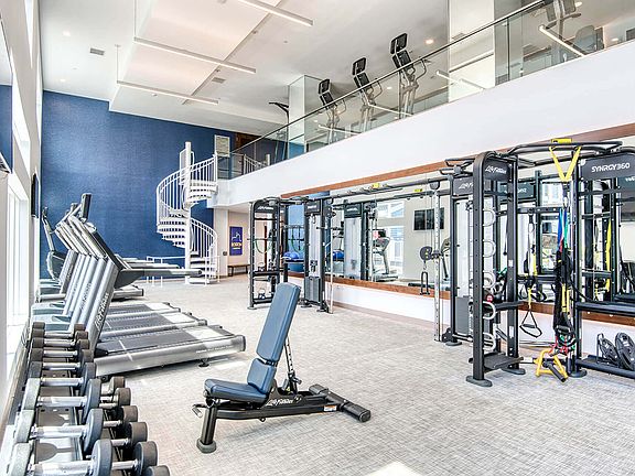 Fully-equipped fitness center