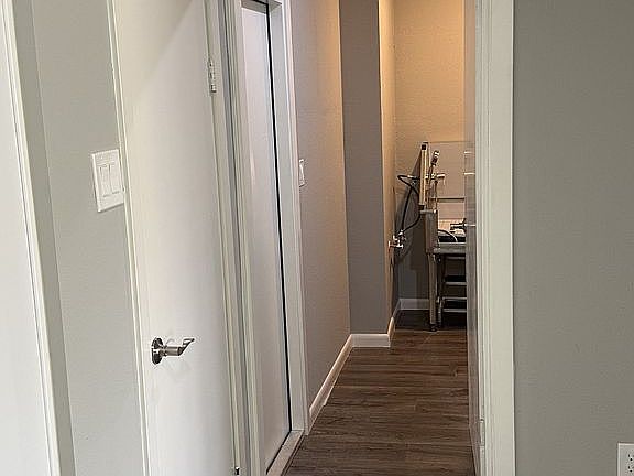 Closet + laundry entrance