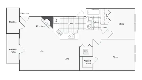 Floor plan Bishop