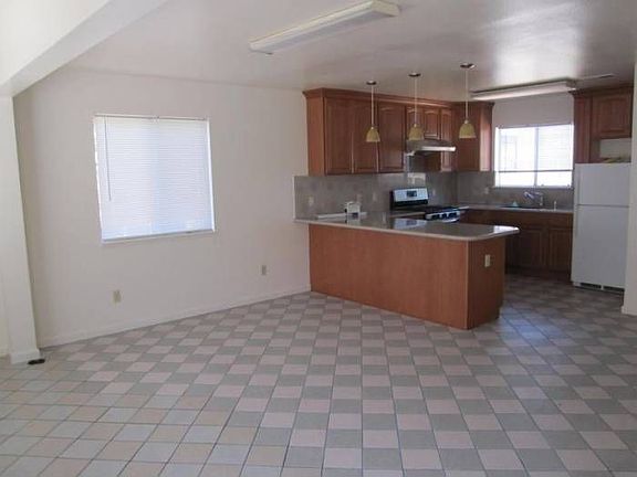 Living room and kitchen