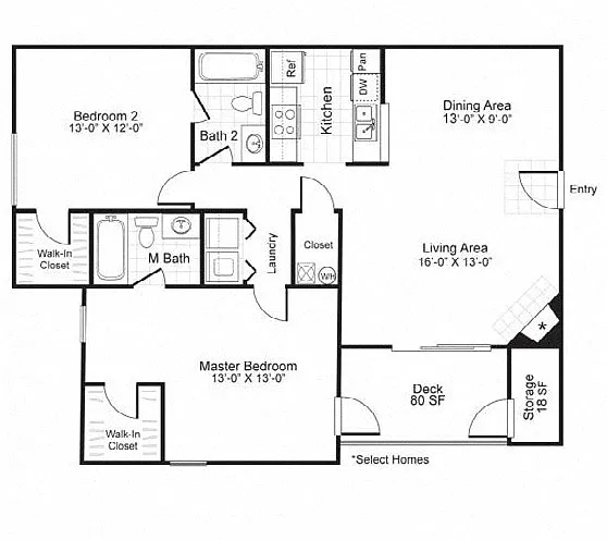 Floor plan B3