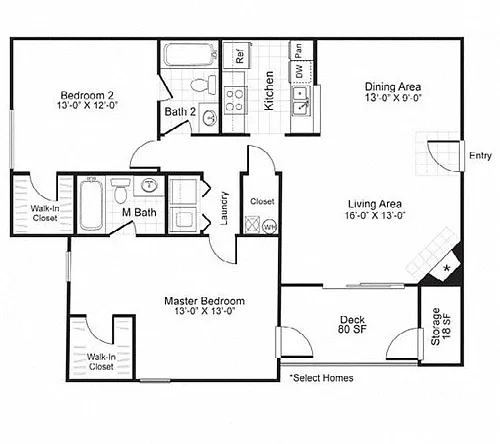 Floor plan B3