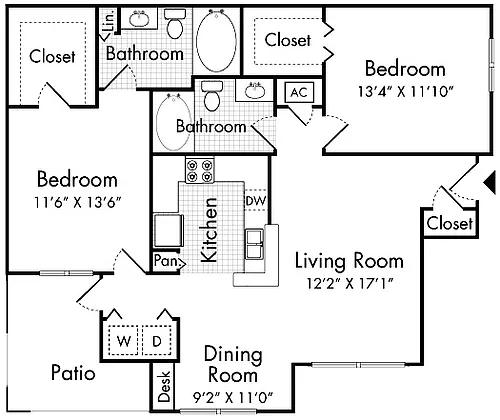 Floor plan B2