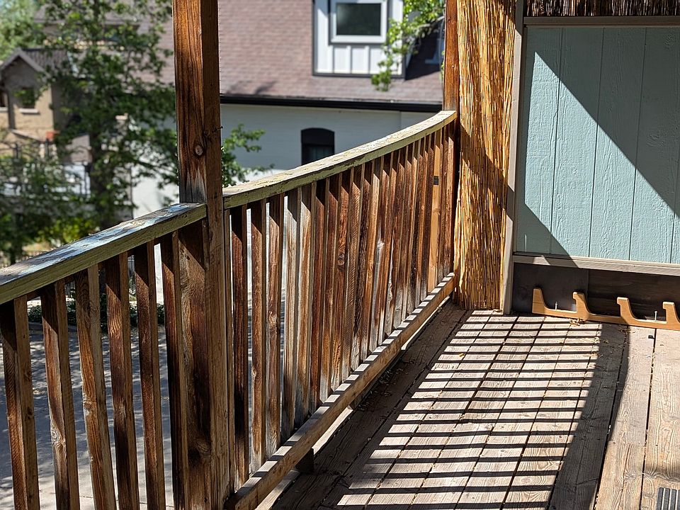 North side of deck