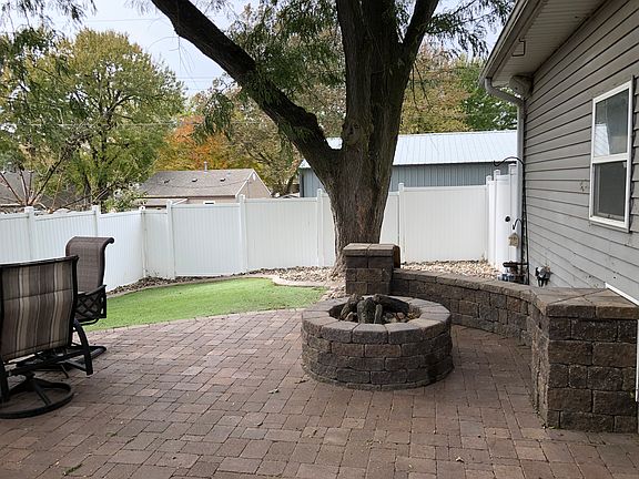 Maintenance free backyard.