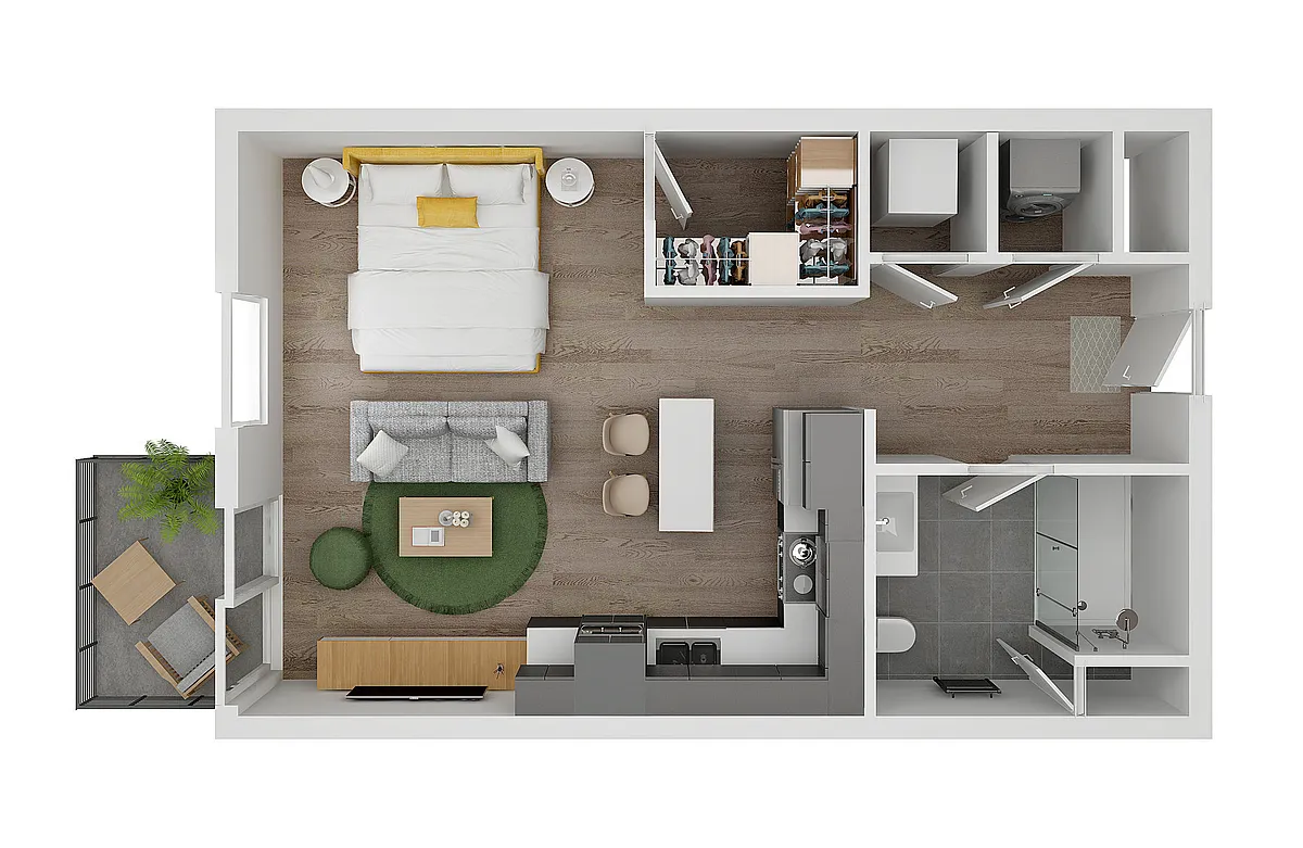 Floor plan Studio 11