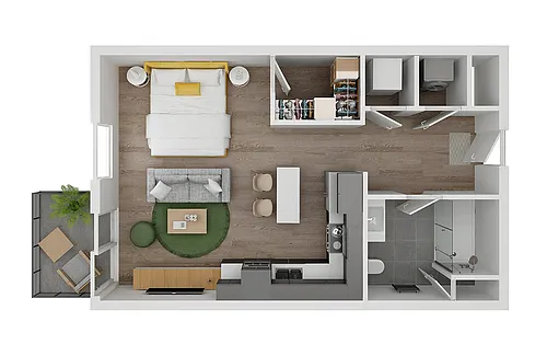 Floor plan Studio 11