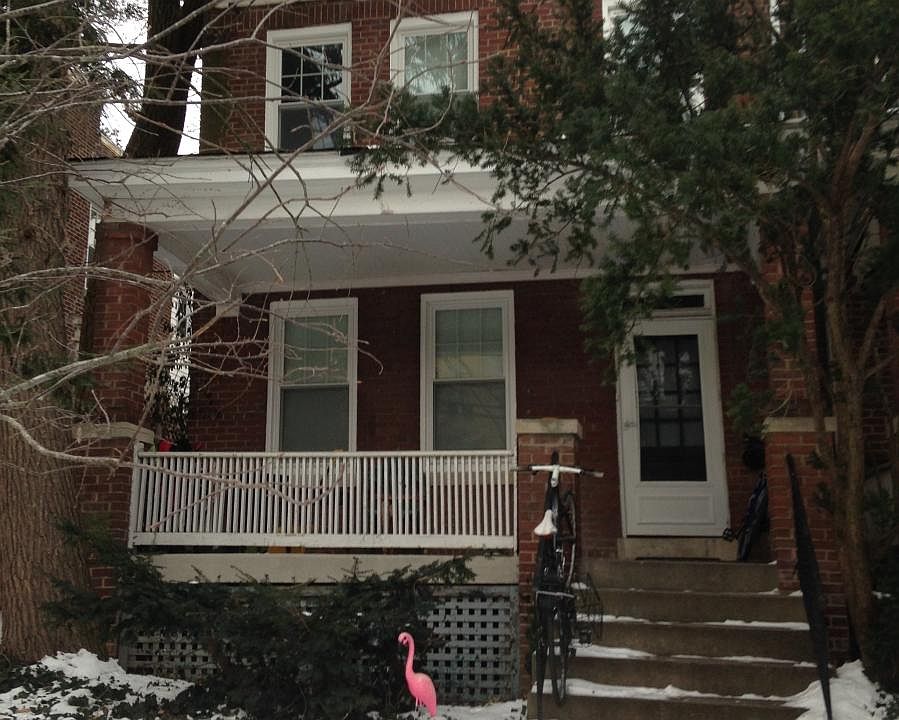 Front of house with porch