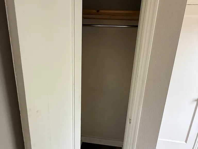 Closet in bedroom