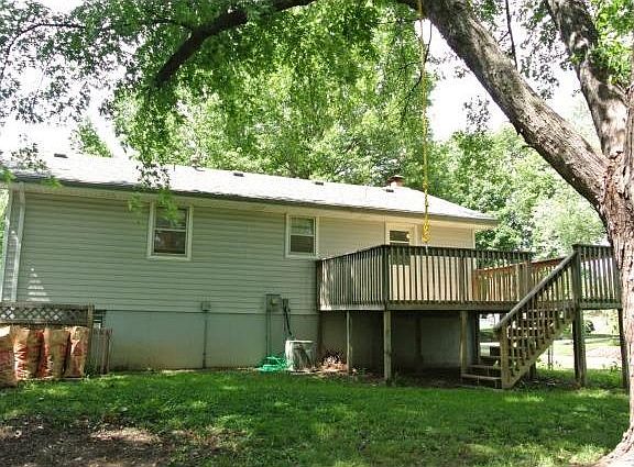 Nice deck off of kitchen.