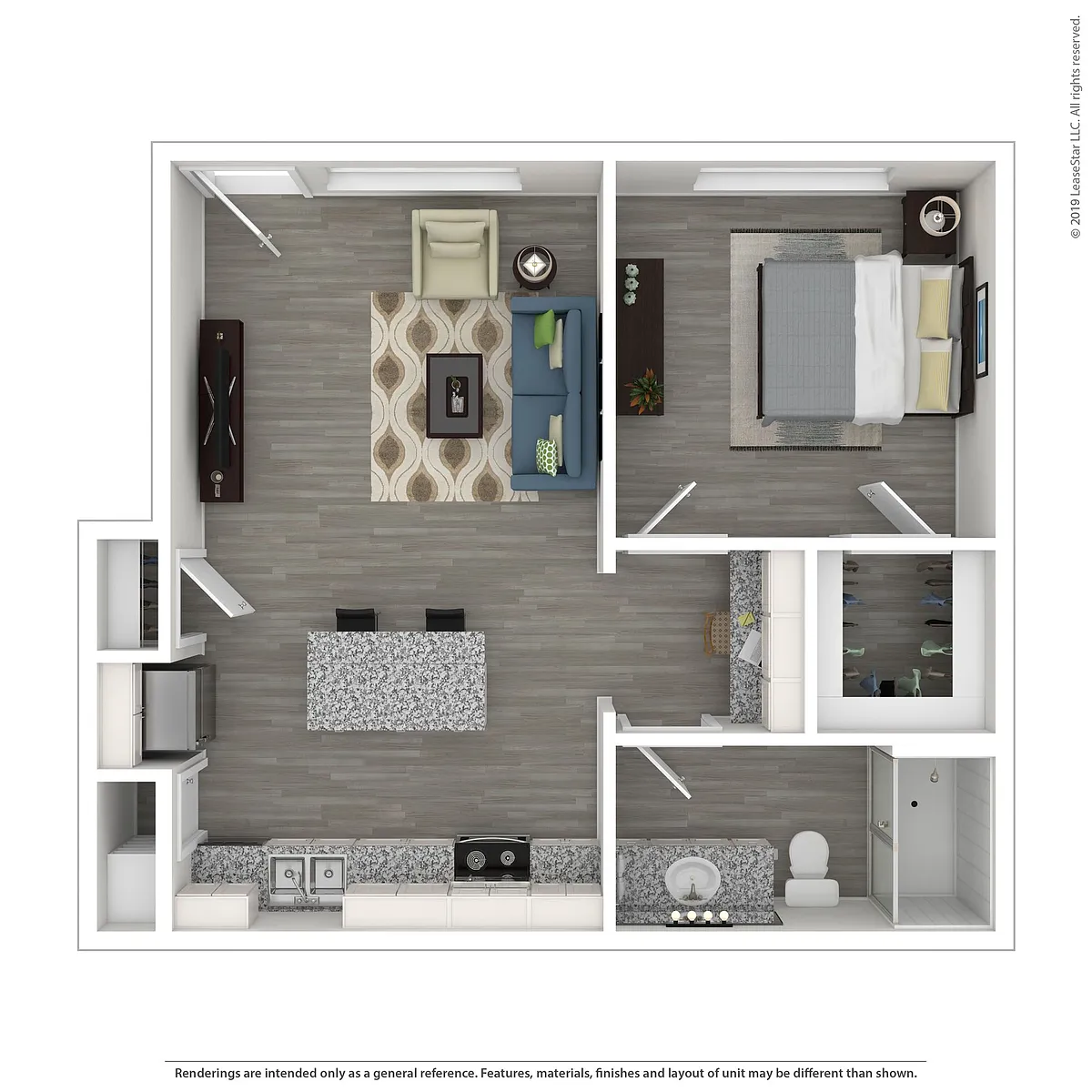 Floor plan 1 Bed