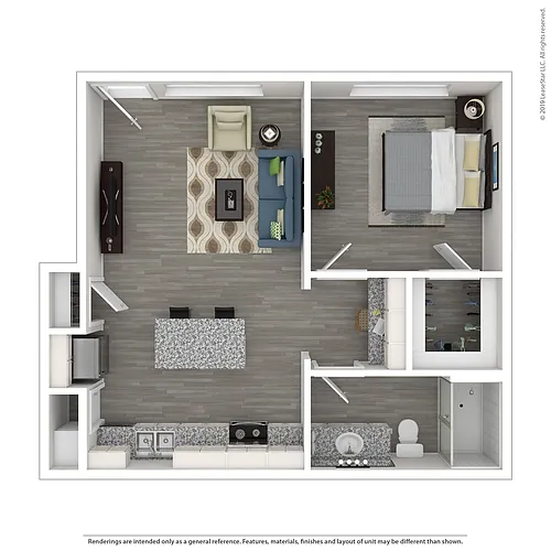 Floor plan 1 Bed
