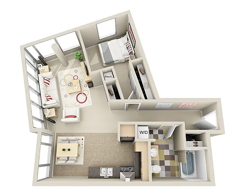 Floor plan Club 01s