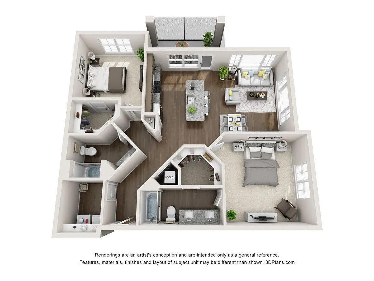 Floor plan B3
