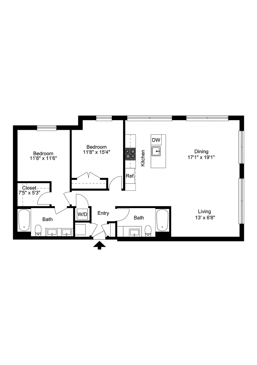 Floor plan B3a