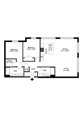 Floor plan B3a