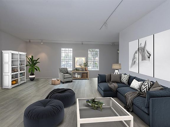 Virtually Staged Living Room