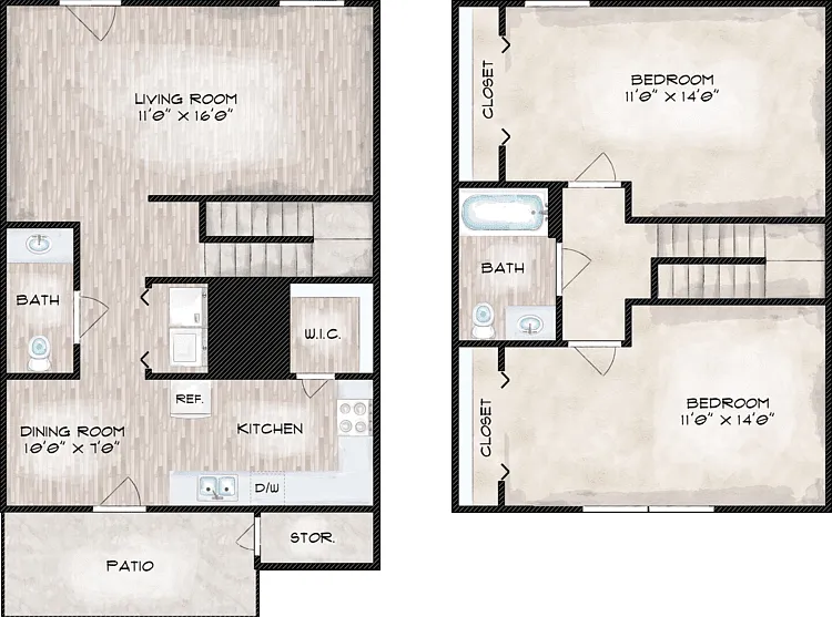Belsouth Deluxe Floorplan Diagram