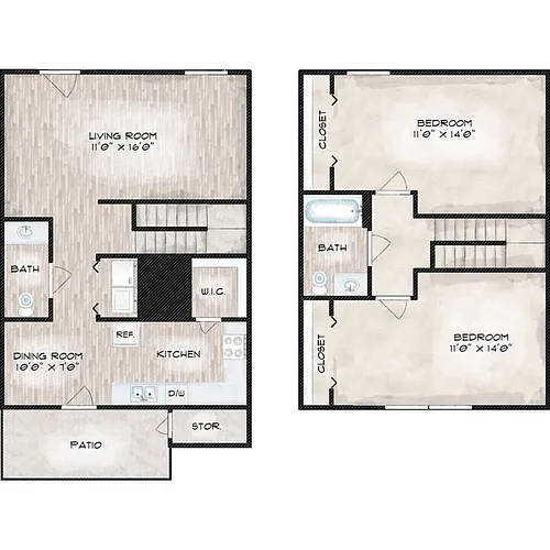 Floor plan Belsouth Deluxe