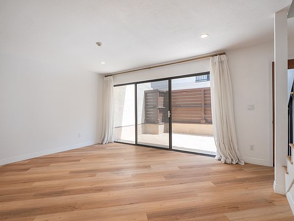 Living room with patio