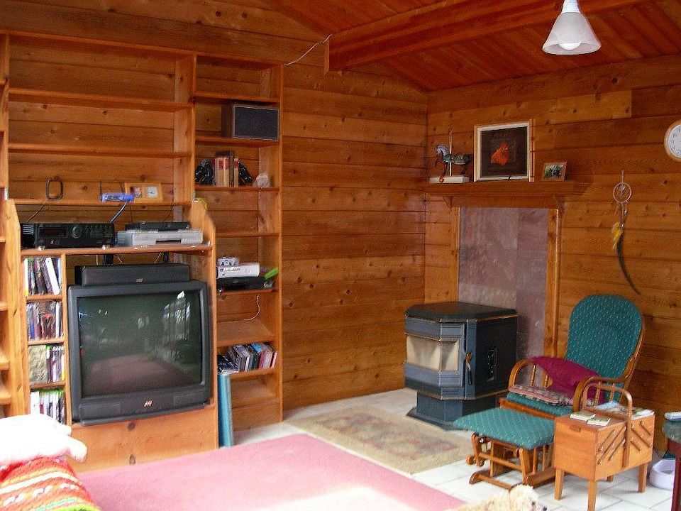 Living/family room pellet stove