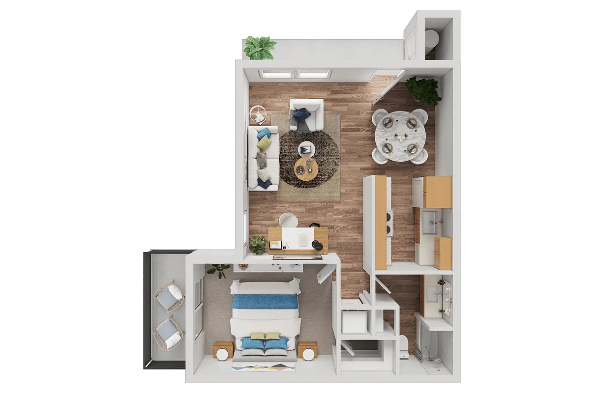 Floor plan Calistoga