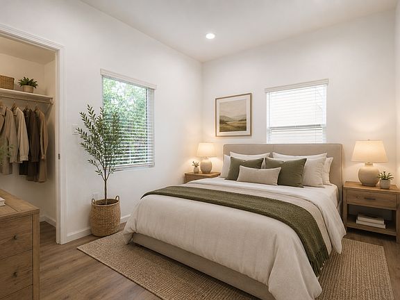 Master Bedroom. 
The furniture/decor in this image are virtual representations, intended to provide a visual example.