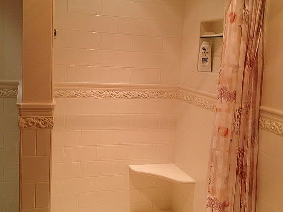 Master shower