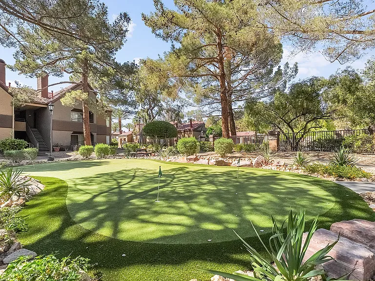 Golf Putting Green for your use right outside the unit