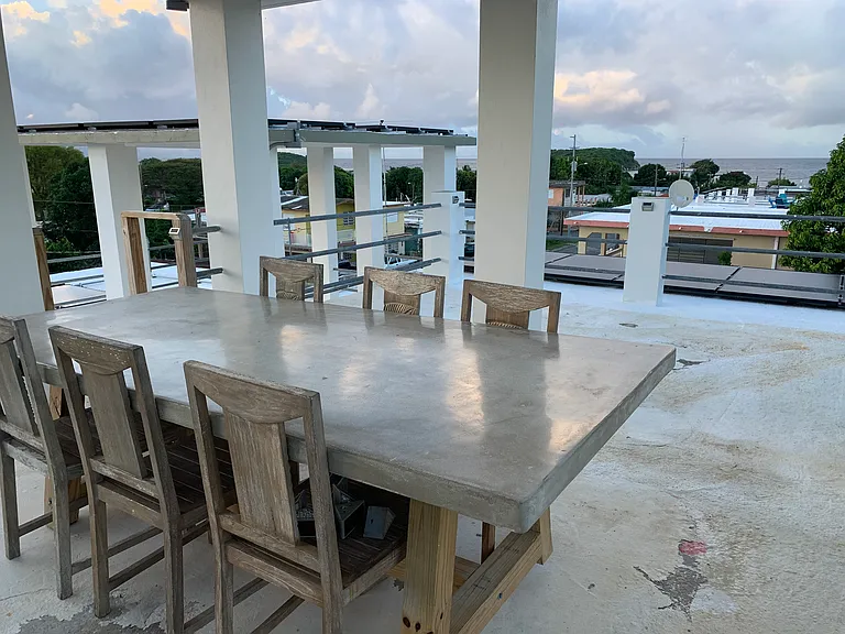 Ocean views of Esperanza from rooftop.