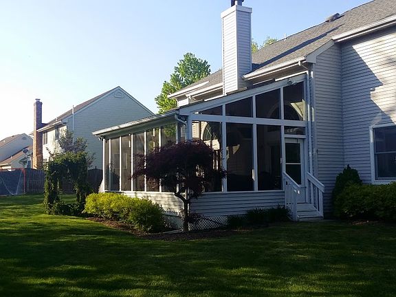 View of Porch from backyard