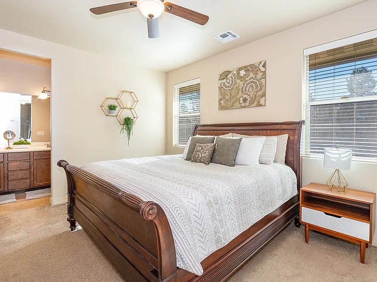 Master bedroom upstairs