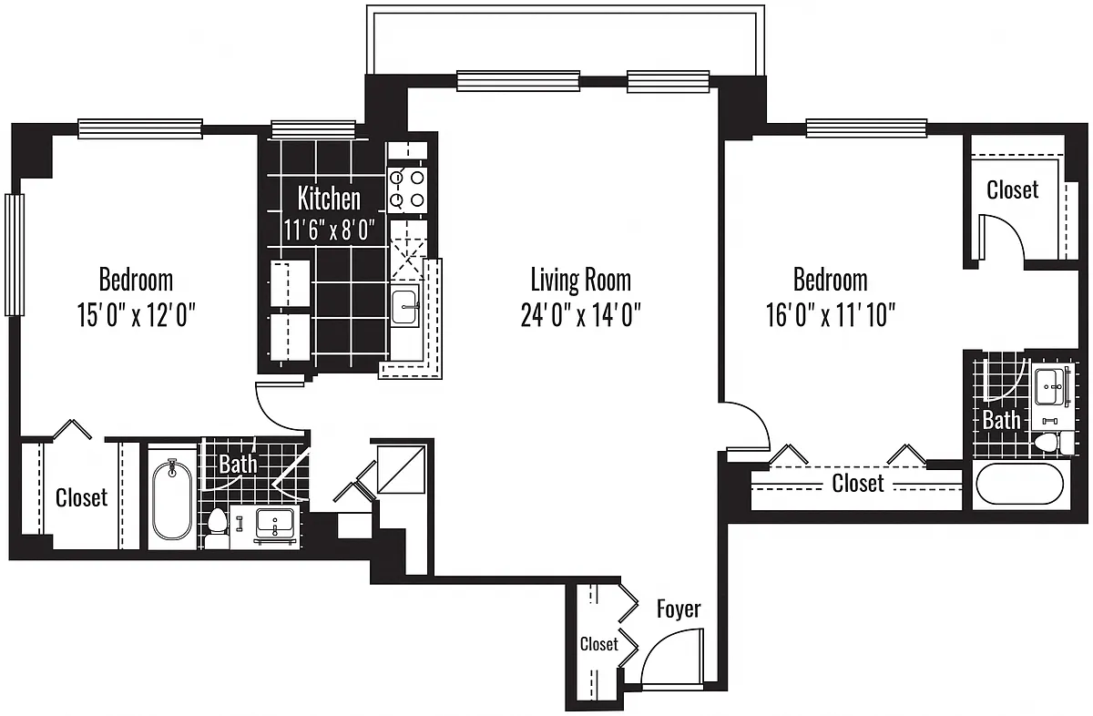 Floor plan NW B03